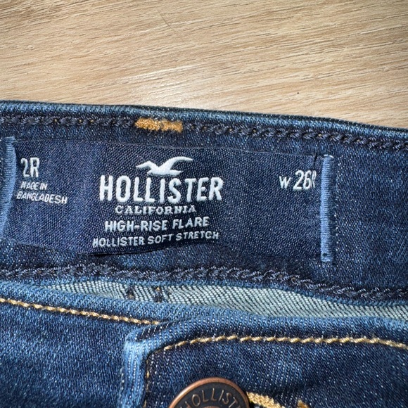 Hollister Dark Blue Flare Jeans - Picture 3 of 4